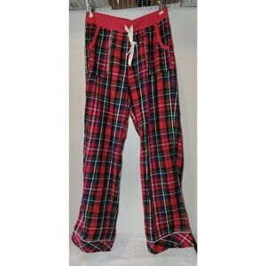 Victoria's Secret Red/Green Plaid Pants Size Small Petite